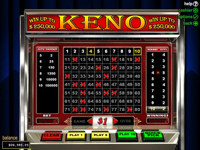 online keno review