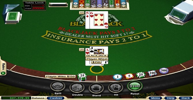 blackjack online games