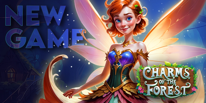 Woodland Fairy and Charms of the Forest game logo.