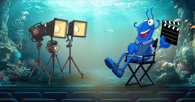 Yabby at a movie set.