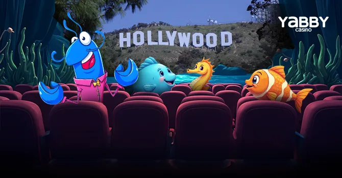Yabby and some ocean friends at the movies