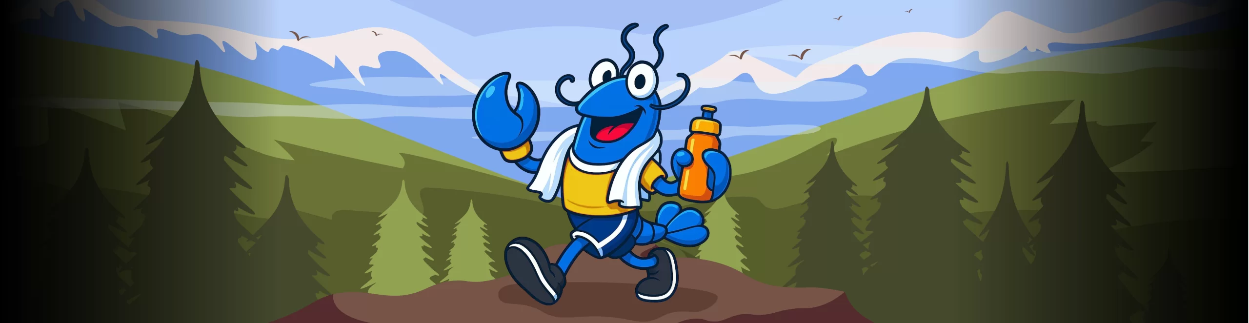 Mr. Yabby going on hike