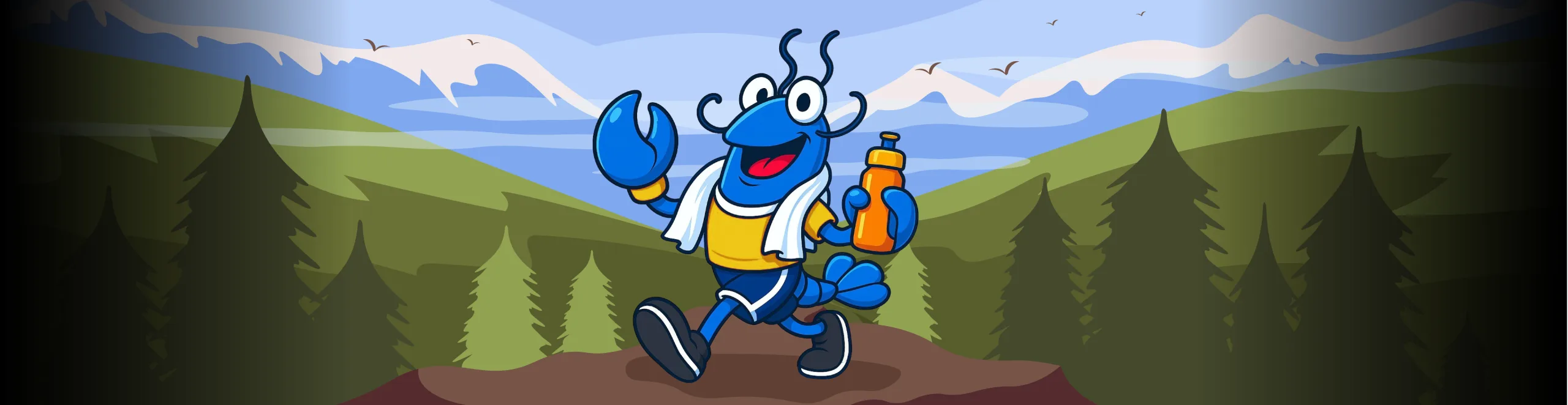 Mr. Yabby going on hike