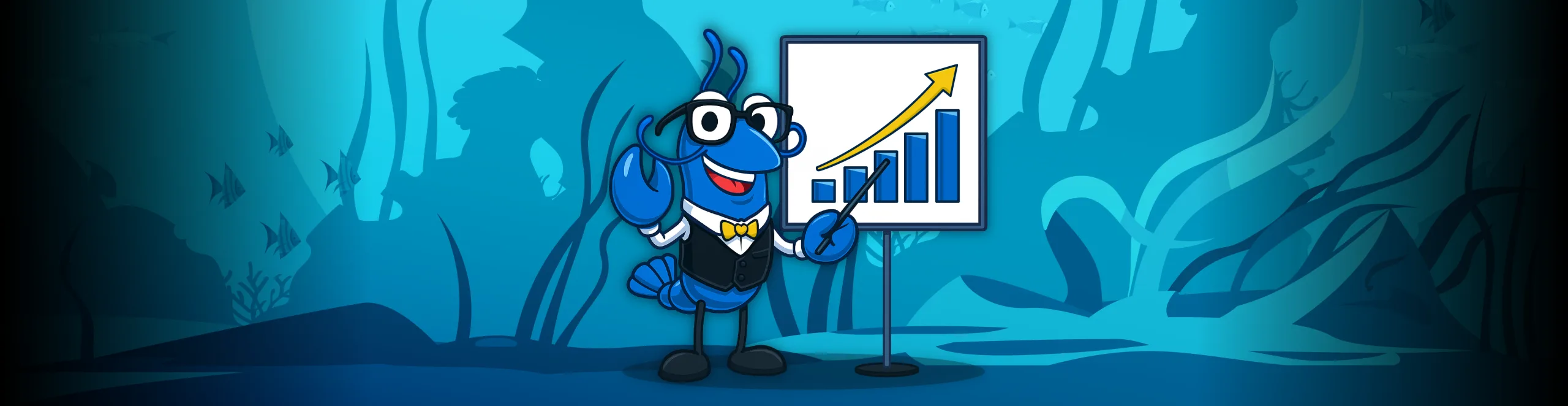 Mr. Yabby showing some game stats.