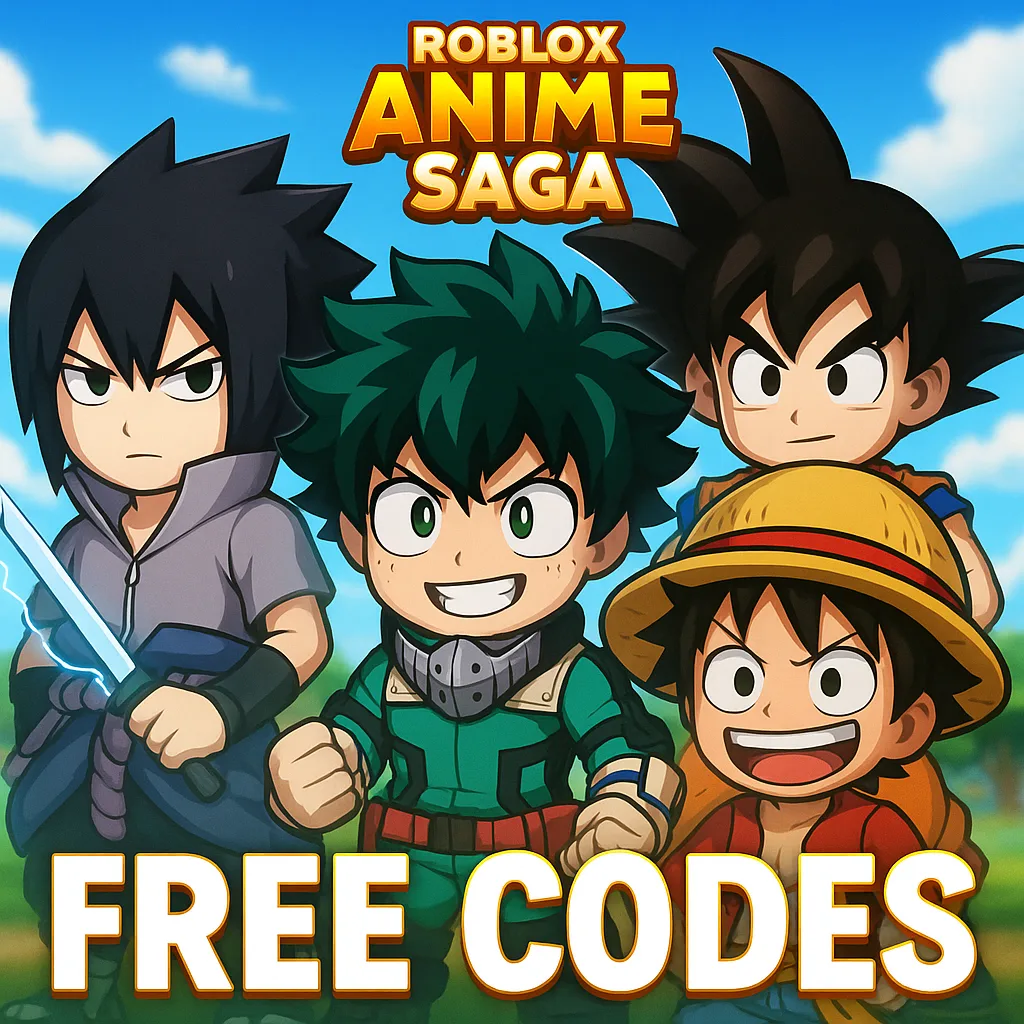 Free Codes For Roblox Anime Saga