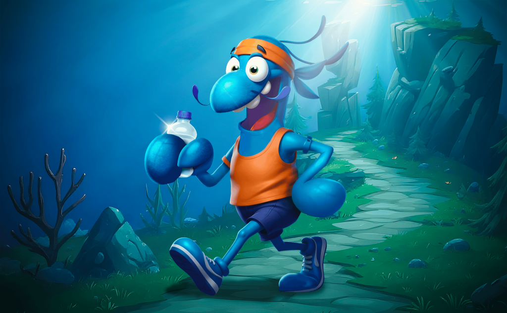 Yabby exercise and hydration