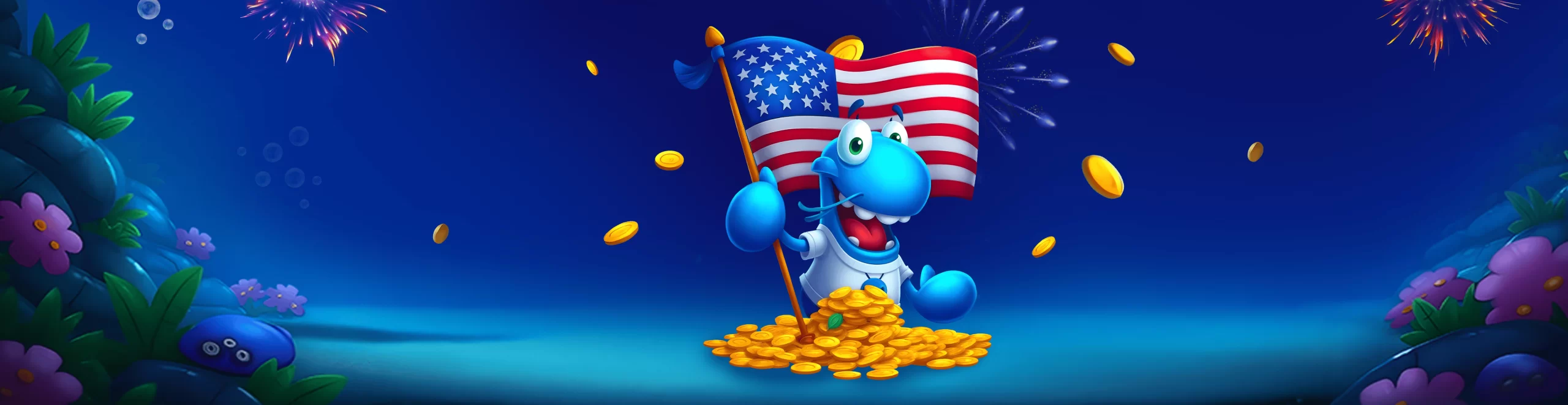 Mr. Yabby celebrating Flag Day