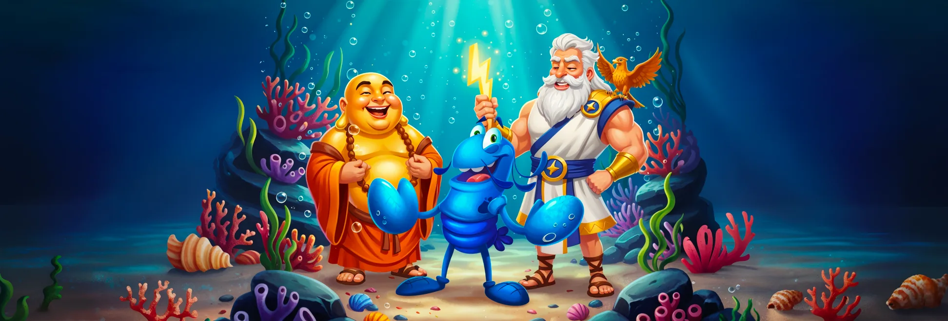 Yabby meets with Zeus and Buddha